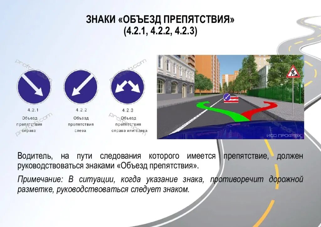 4.2 1 объезд препятствия. Дорожный знак 4.2.1 объезд препятствия справа. дорожный знак 4.2.2 объезд препятствия слева. объезд препятствия 4.2.1 4.2.2. дорожный знак 4.2.3 объезд препятствия справа или слева.