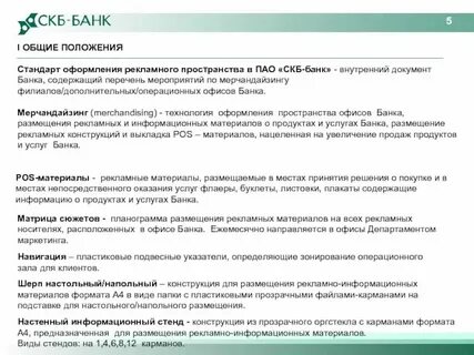Основные документы кредитной организации