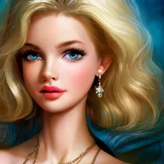 "Barbie gerl" - image created in Shedevrum.