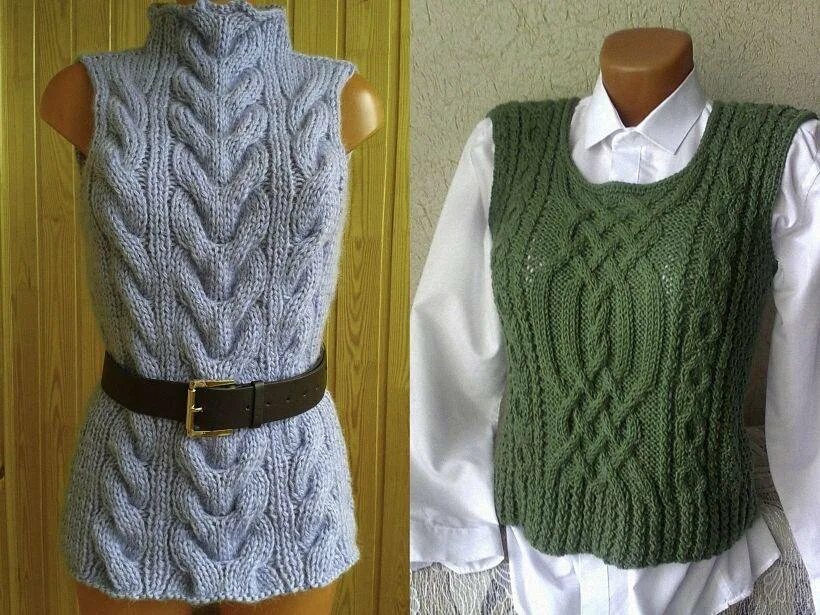 Безрукавка спицами для женщин. Жилет knitted vest. Связать жилетку простой способ. Связать жилетку простой способ. Жилет вязаный.