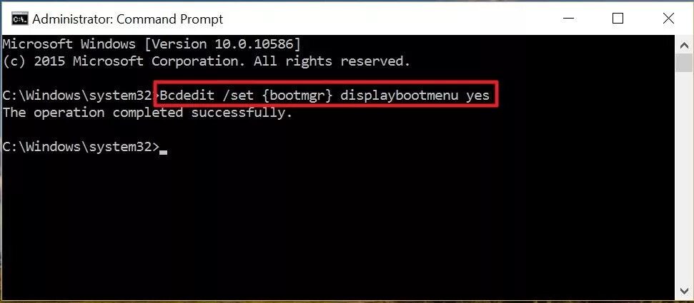 Bcdedit не удается открыть данные