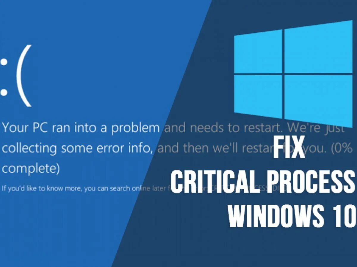 Critical process died как исправить в windows. Ошибка critical process died windows 10. bsod windows 10 critical_process_died. критикал процесс died виндовс.