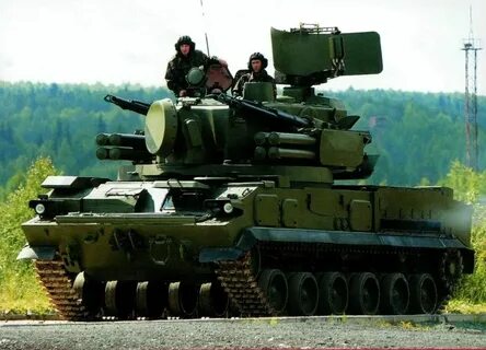 Танк с ракетно пушечным вооружением