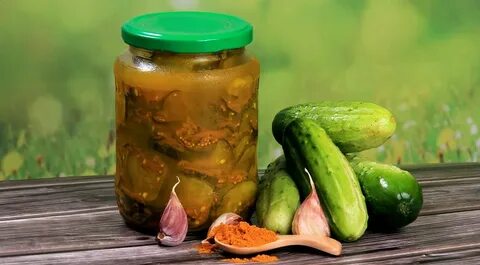 Вкусные огурцы с куркумой на зиму