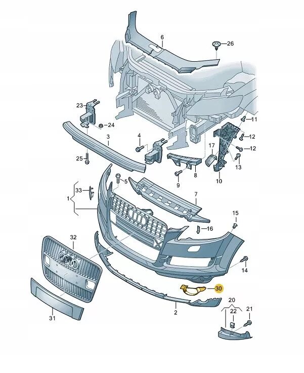 Ауди q5 детали переднего бампера. Audi q3 снятие переднего бампера. Ауди q7 схема переднего бампера. Ауди а4 снятие переднего бампера. Бампер q7 4l