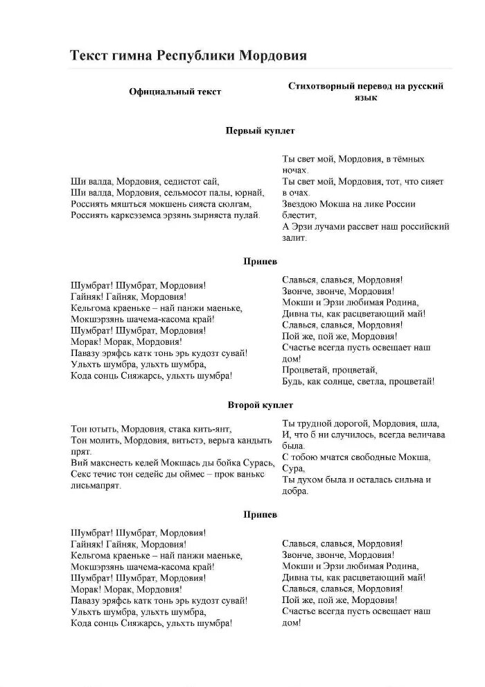 Песня перевод удмуртский. Гимн Мордовии текст. Гимн Мордовии текст на русском языке. Гимн Республики Мордовия текст. Мордовский гимн текст.