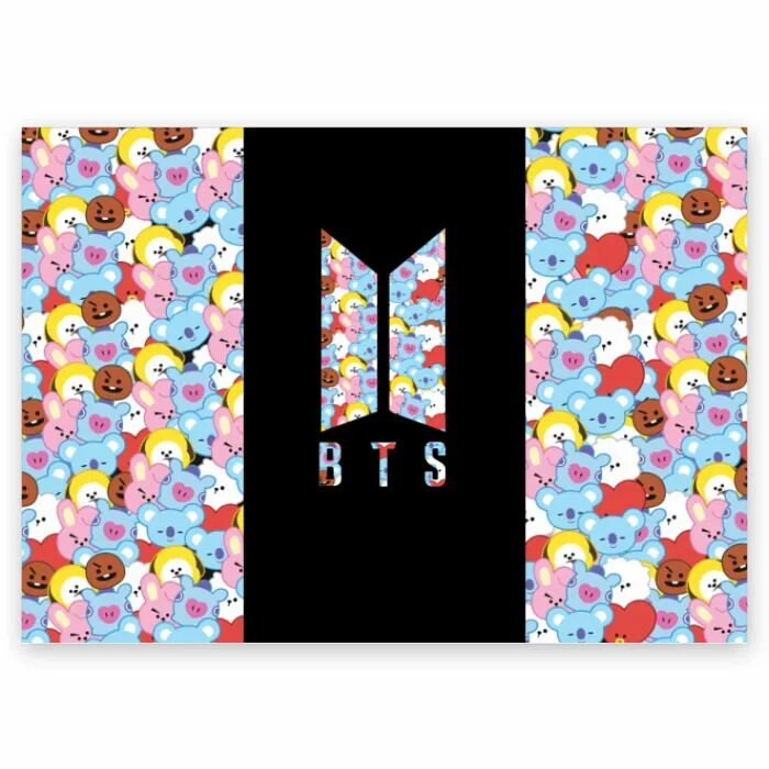 Открытка bts. Коллекция БТС мерч bt21. Открытка с БТС. Открытка BTS своими руками. Альбом для рисования BTS.