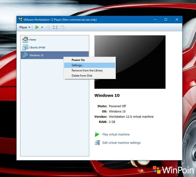 Vmware shared folder