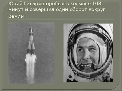 Полет юрия гагарина сколько минут