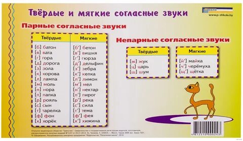 Таблица звонкие глухие твердые мягкие - Звонкие и глухие согласные - Таблица geo