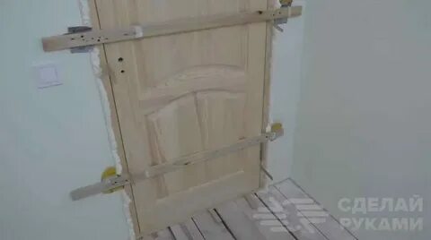Как установить дверь без пены