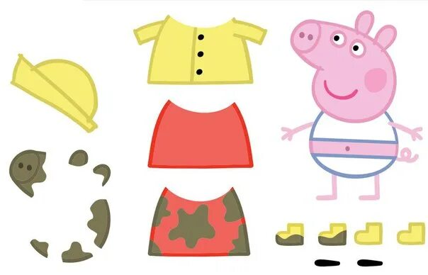 свинка пеппа вырезать. аппликация свинка пеппа. аппликация пеппа. бумажная свинка пеппа. бумажная кукла свинка пеппа.