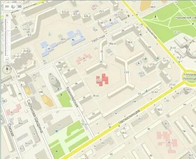 Карта ул челюскинцев