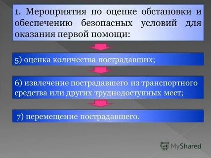 Мероприятие по оценке обстановки