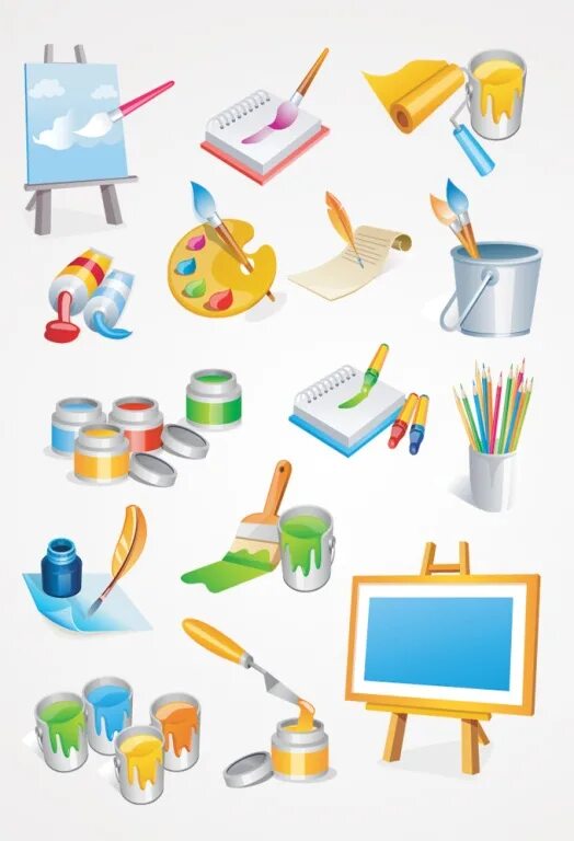 Материалы художника. Материалы художника. Инструменты художника названия. Принадлежности для рисования. Какие инструменты нужны для рисования.