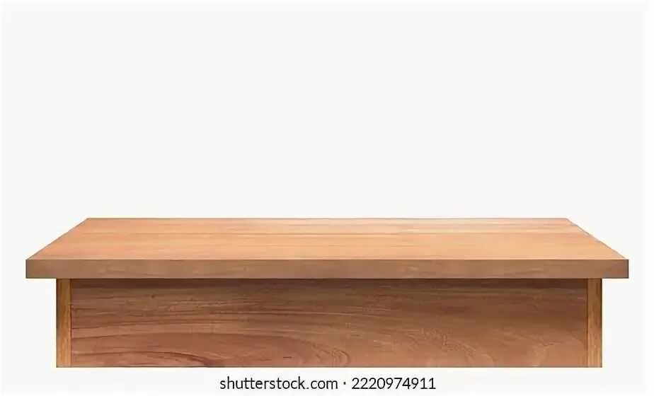 Empty stand. Empty stand