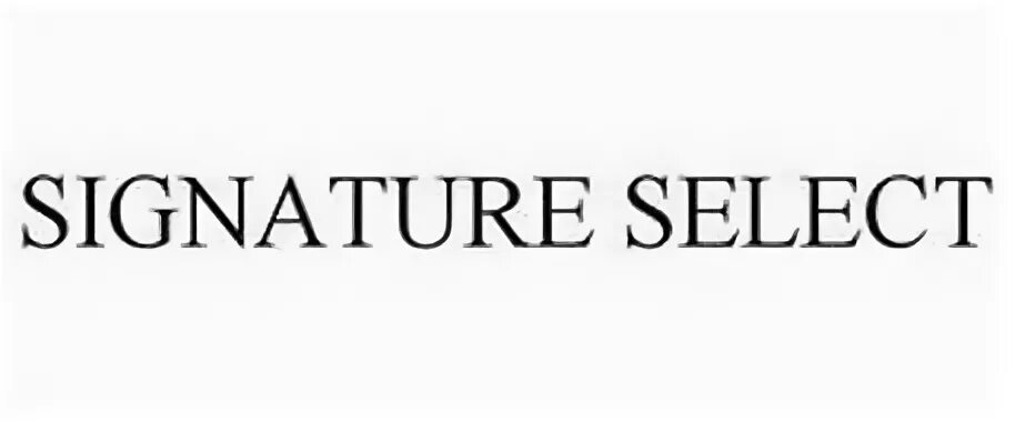 Signature selected