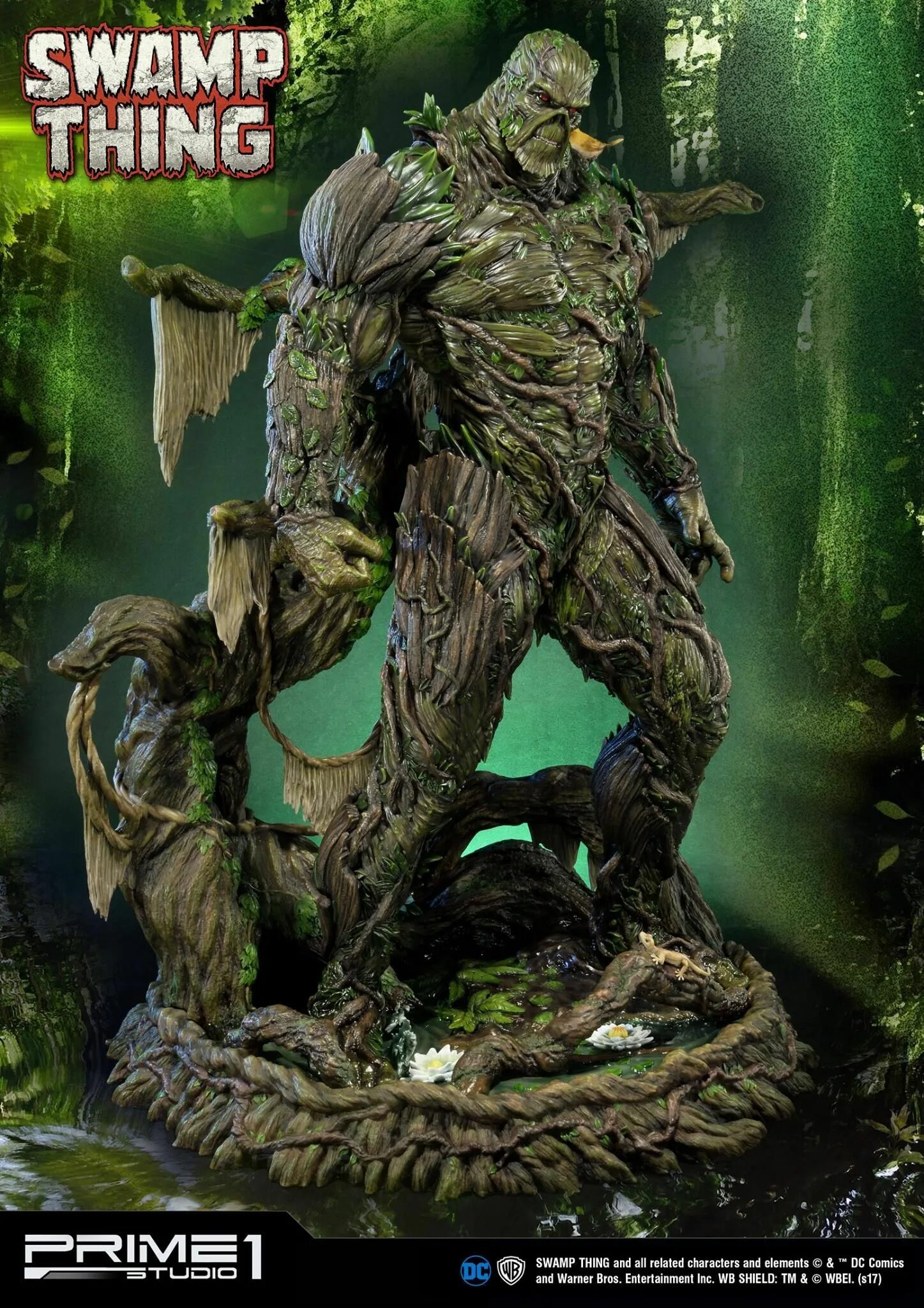 Леший marvel comics. Болотная тварь - Swamp thing Cover DVD. Болотная тварь фигурка. Фигурка лешего из Марвела.