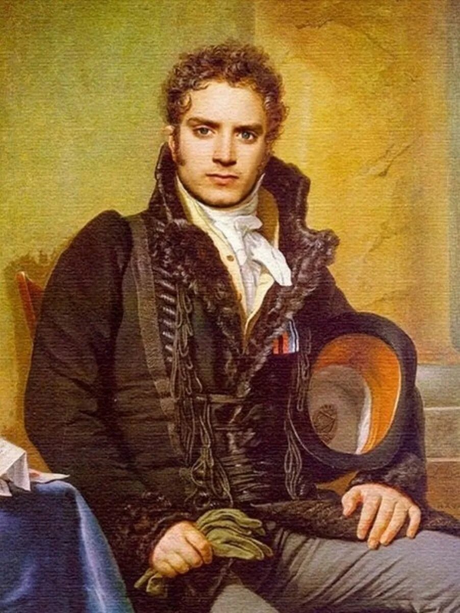 Жак Луи «портрет графа Потоцкого» (1781)..