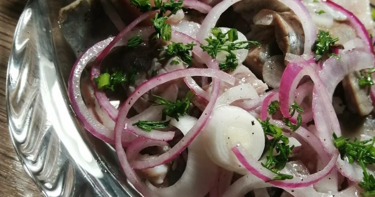 Как сделать селедку с уксусом