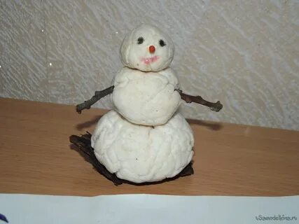 Поделки из ваты и клея пва