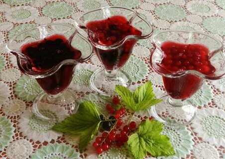 Кисель из ягод смородины
