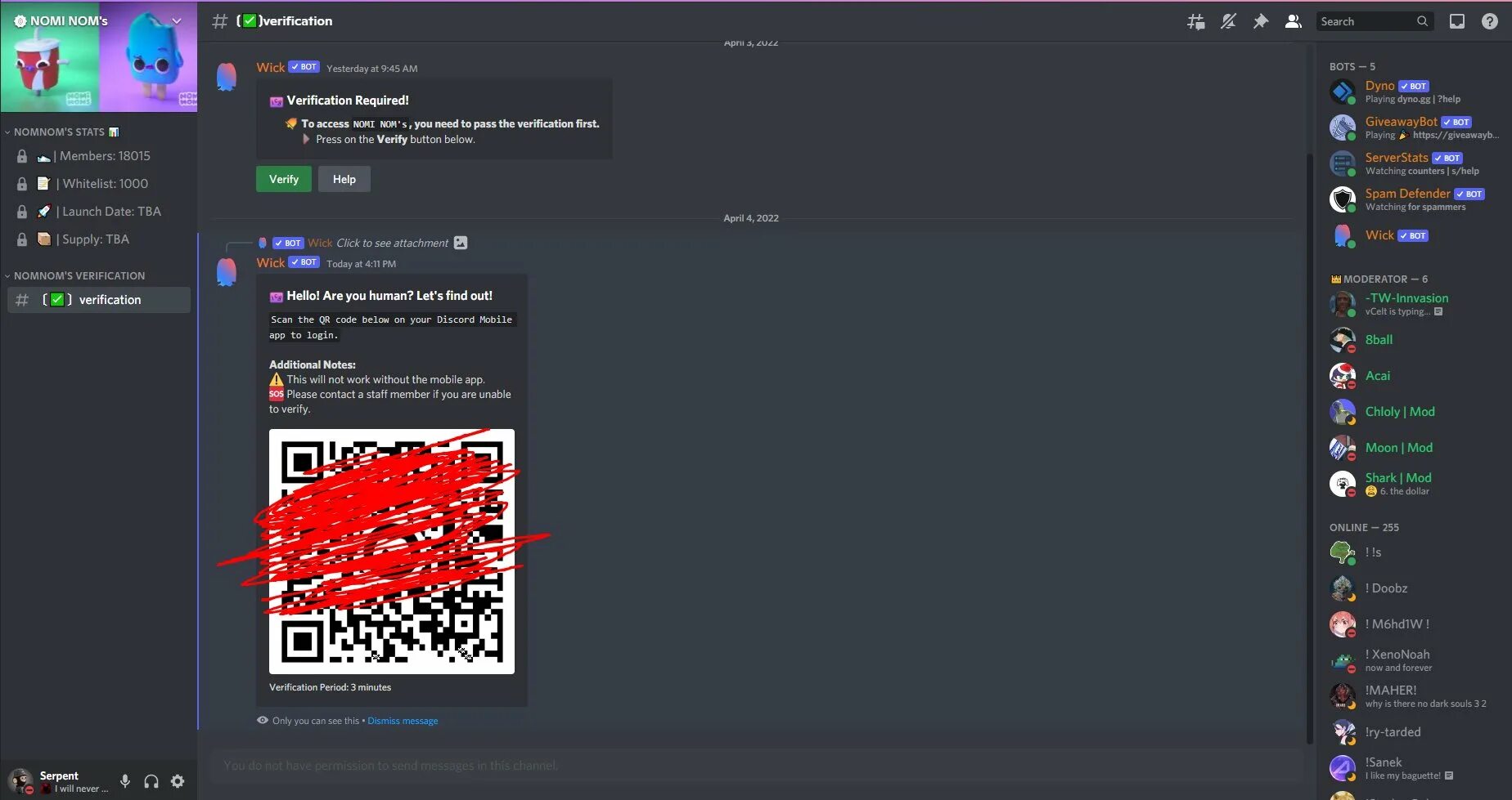 Verify bot. Верификация дискорд. wick bot. verification bot. discord сканер.