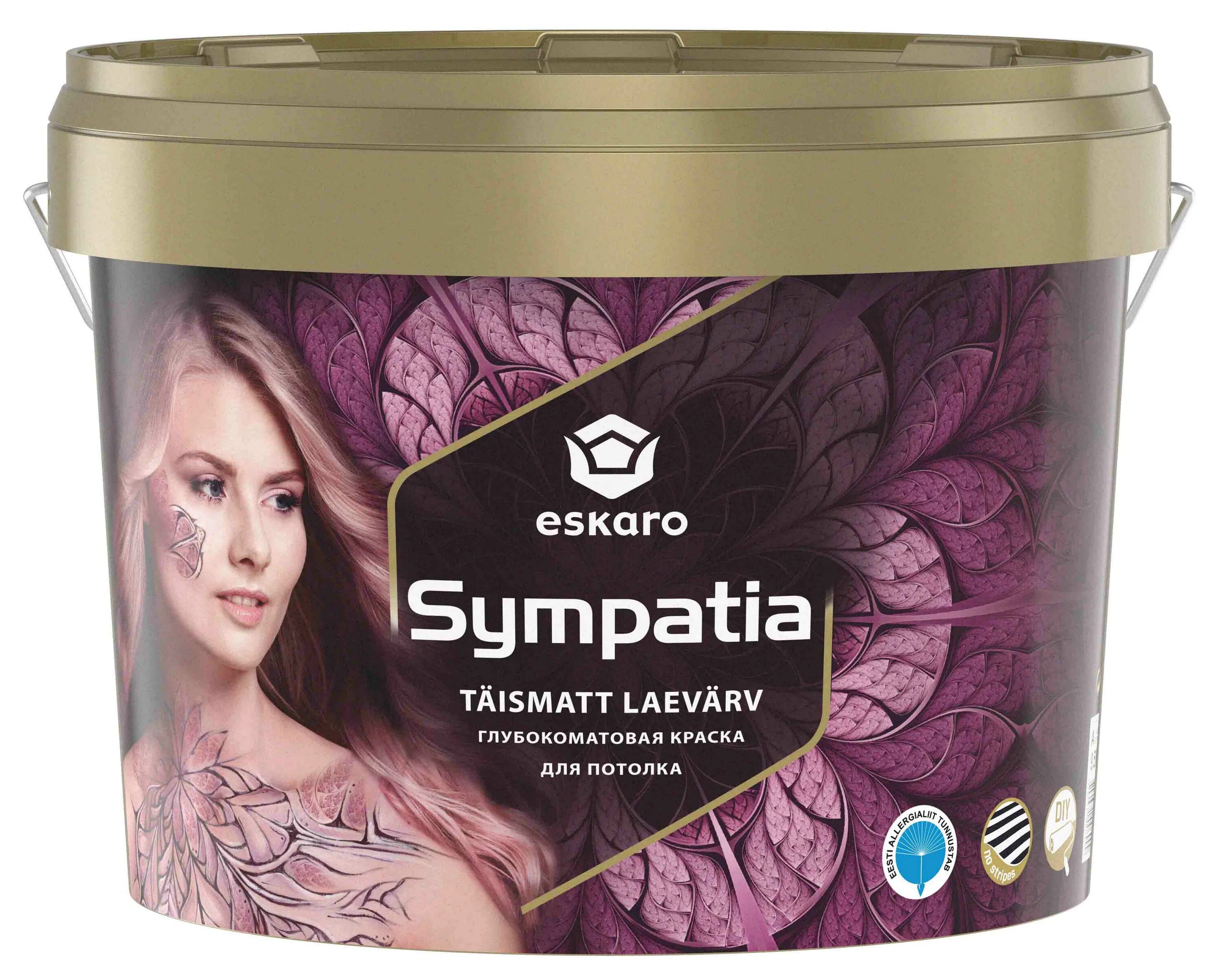 Краска eskaro. Eskaro sympathia. краска эскаро симпатия. краска sympathia для потолка. eskaro sympathia глубокоматовая для потолков.