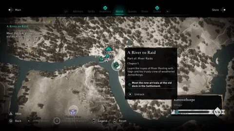 Assassins creed valhalla реки