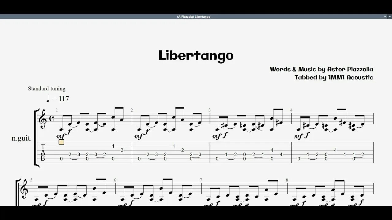 Либертанго скрипка. Libertango Ноты для гитары. Либертанго табы для гитары. Пьяццолла Либертанго Ноты. Libertango на гитаре.