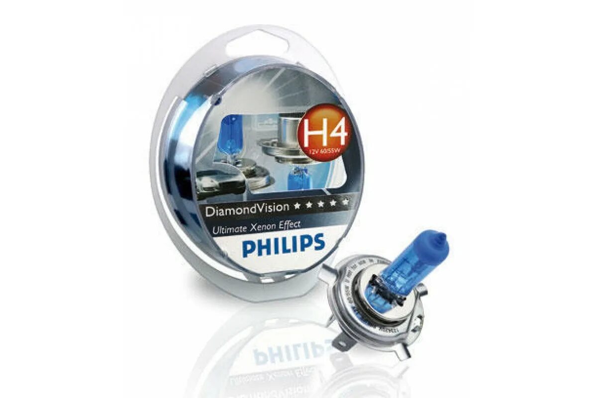 Галогеновые лампы Филипс н4. Комплект ламп Philips 12v h4 60/55w Diamond Vision. Лампы Philips h4 55\60w-12v Diamond Vision 5000k. Лампа Philips h4 12v 60/55w Дальний свет.