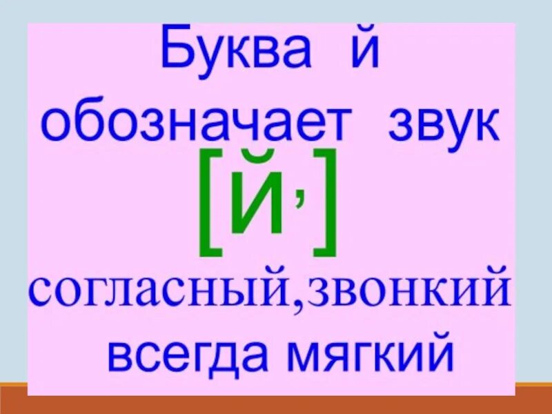 Мягкий согласный звук й буквы й й 1 класс школа России. Звук й характеристика. Характеристика буквы й. Характеристика звука Йэ. Звучать й