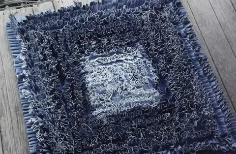 Коврик из джинс