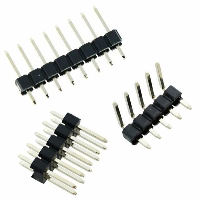 Pin header. Разъемы для печатных плат 2.54. разъем 2.54 mm 2 ряда. разъем 16 pin to 2x8. коннектор разъём pcb 3 pin male.