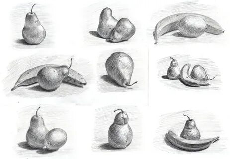 Нарисовать с натуры мелкие единичные предметы