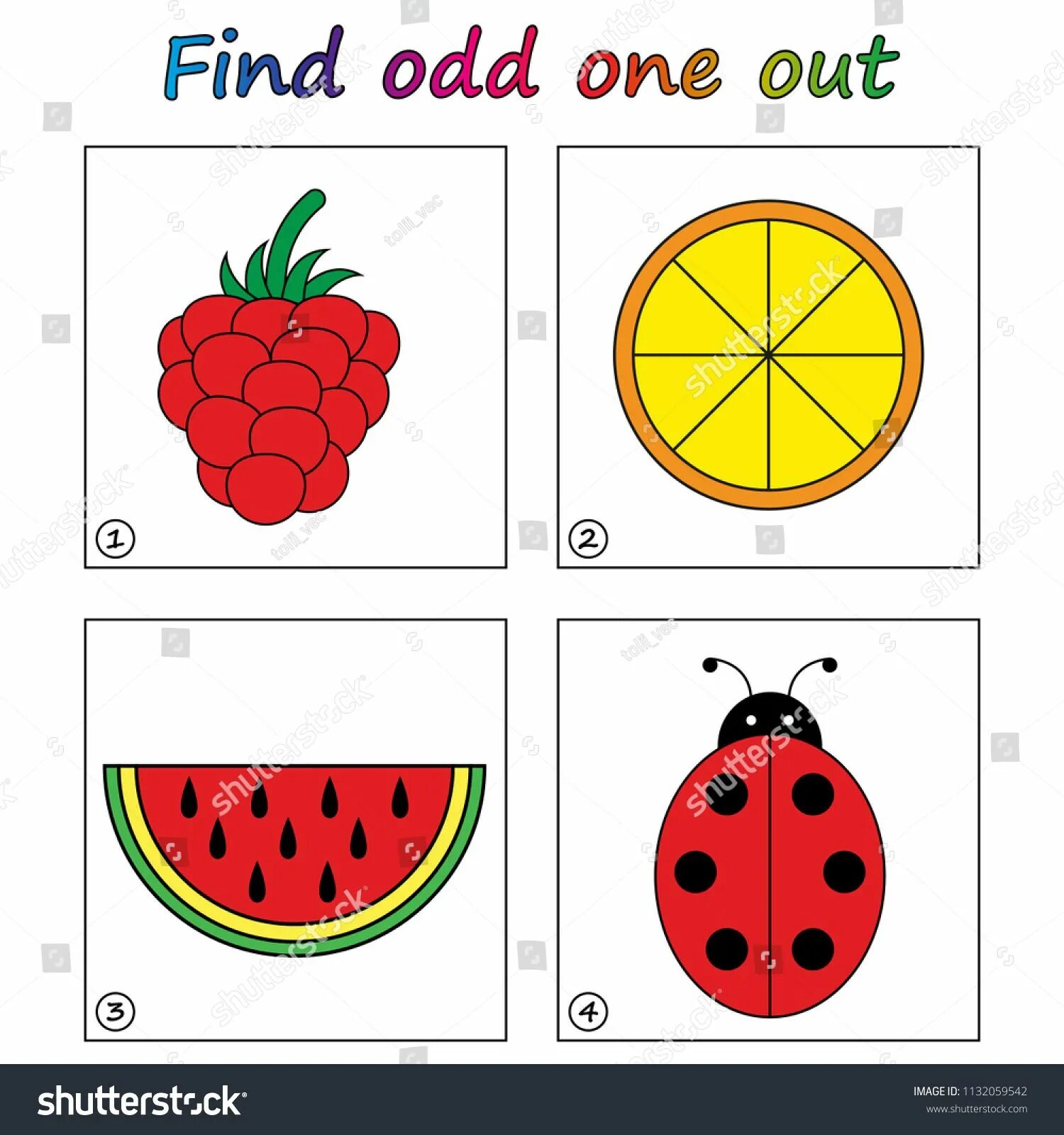 Find the odd one out. Odd one out. Odd one out game. Find the odd for Kids.