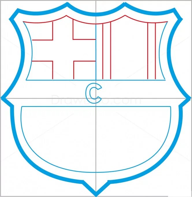 Где нарисовать герб. Герб Барселоны нарисовать. Герб Барселоны раскраска. Нарисовать эмблему Барселоны. Логотип Барселона рисования.