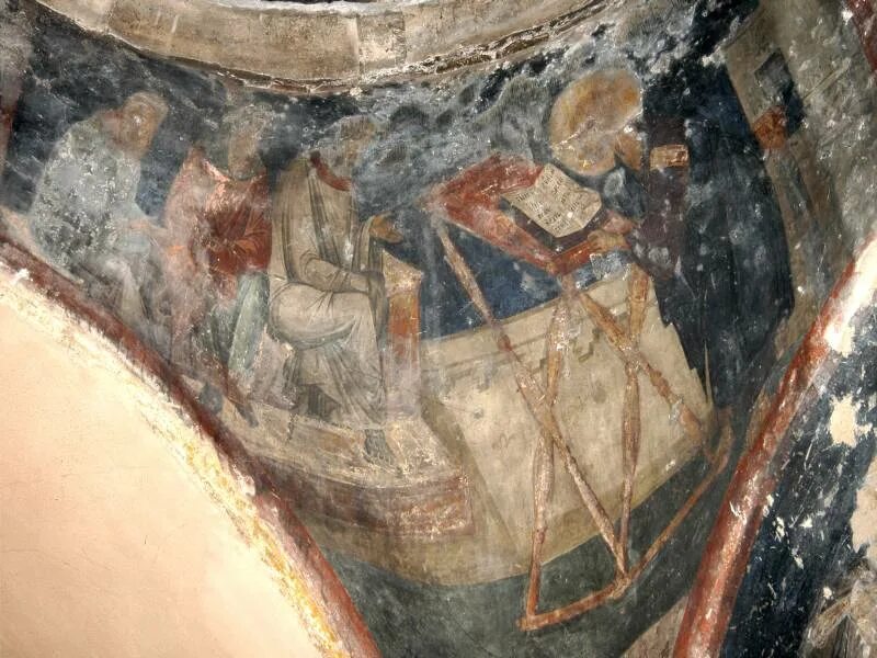 Церковь святых апостолов фессалоники. Церковь святых апостолов фессалоники. Церковь святых апостолов фессалоники фрески. Византия 21. Храм 12 апостолов салоники фреска.