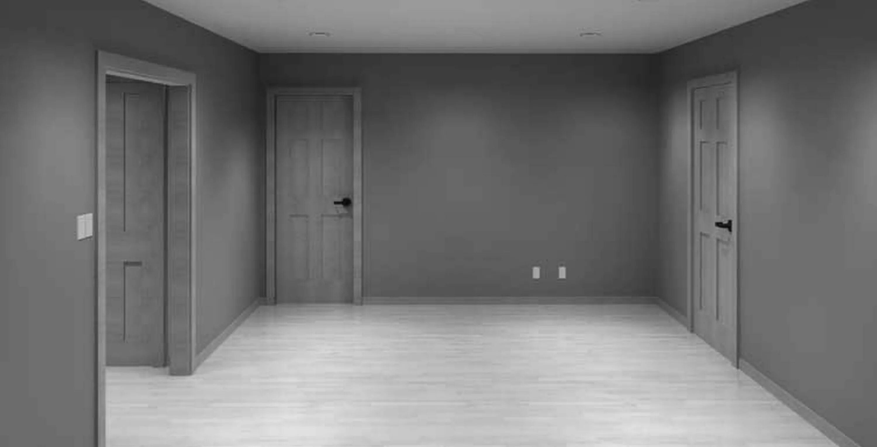 Песня серые дома полупустые. Пустая комната. Пустая комната с серыми стенами. Пустой интерьер. Интерьер без мебели.