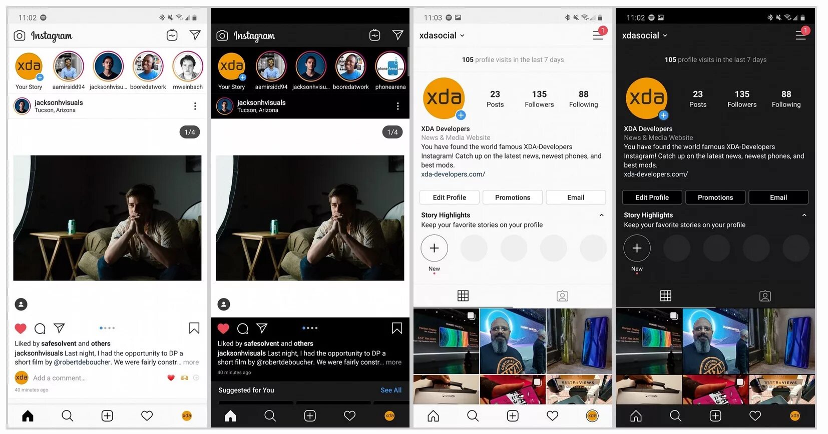 Как сделать темный инст. Тёмная тема инстаграма. инстаграм на android. черные темы для инстаграмм. инстаграм черная тема.