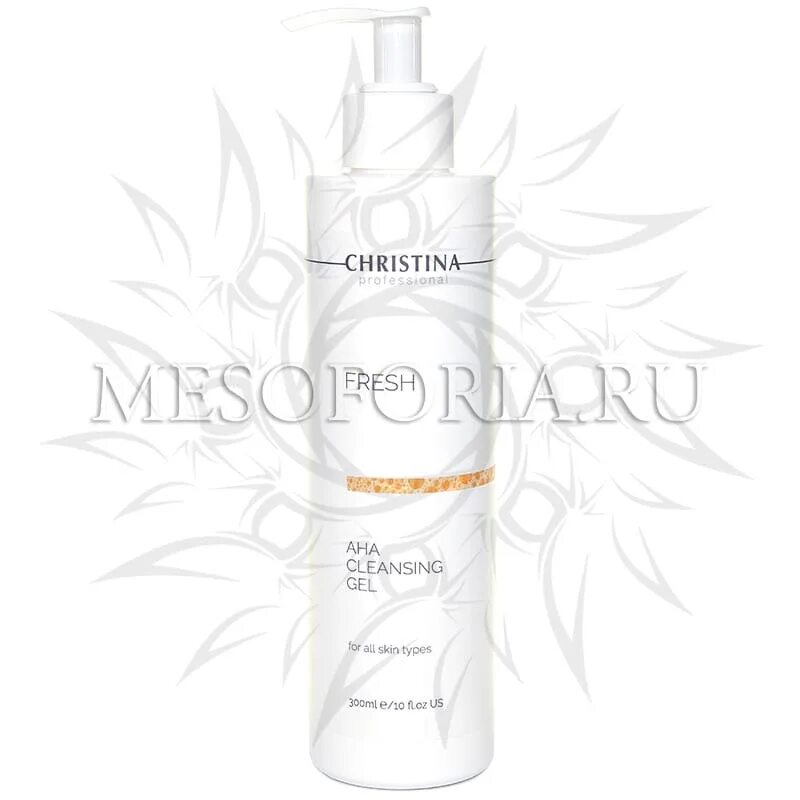 Fresh Aha Cleansing Gel for all Skin Types. Christina Fresh Aha Cleansing Gel for all Skin Types, PH 2,6-3,6. Aha cleansers