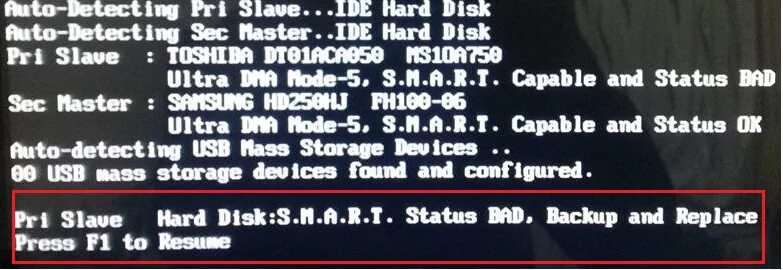 Hard disk status bad. При включении компьютера черный экран с надписями f1. smart status bad backup and replace. smart status bad backup and replace как. черный экран статус.