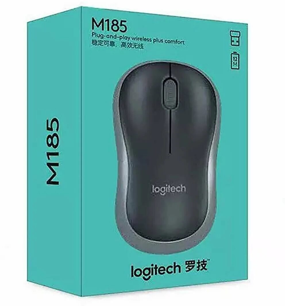 Logitech m185 grey. Logitech m185 grey