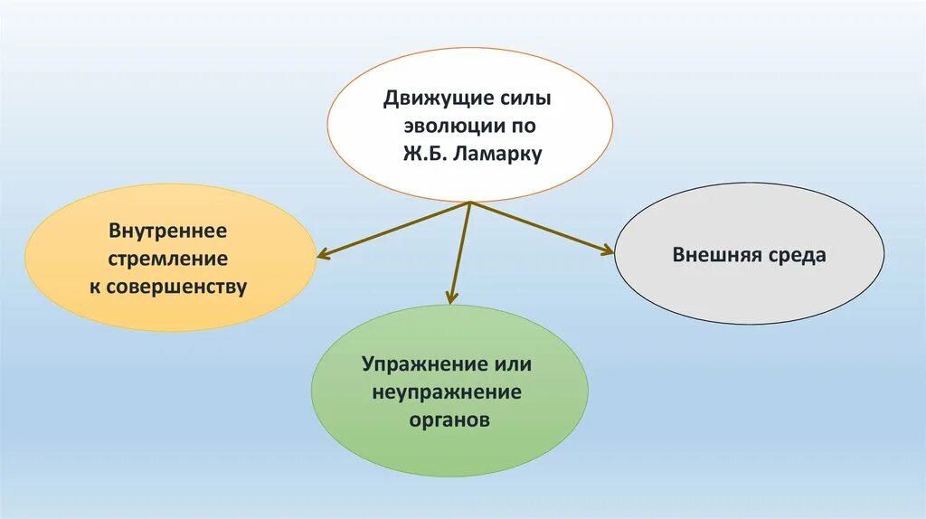 Движущая сила появления признака. Движущие силы эволюции по Ламарку. Движущие факторы эволюции по Ламарку. Движущей силой эволюции по Ламарку является. Теория Ламарка движущие силы эволюции.