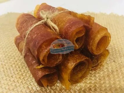 Пастила из яблок в сушилке на пергаменте