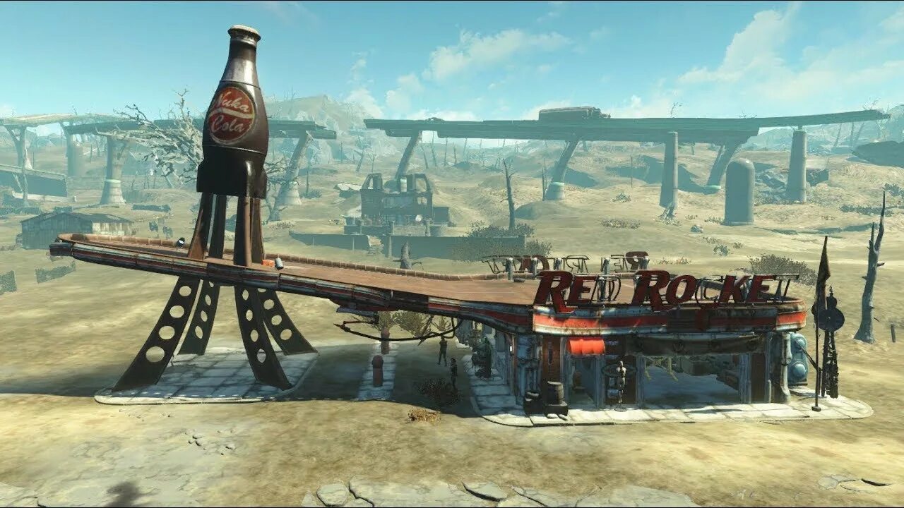 Fallout red. Фоллаут 4 red rocket. красная ракета фаллаут4. nuka world red rocket. fallout 4: nuka-world.