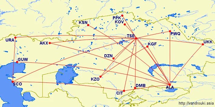 Сколько самолетов в казахстане