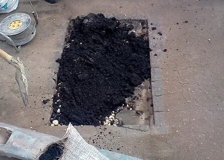 Холодный асфальт своими руками