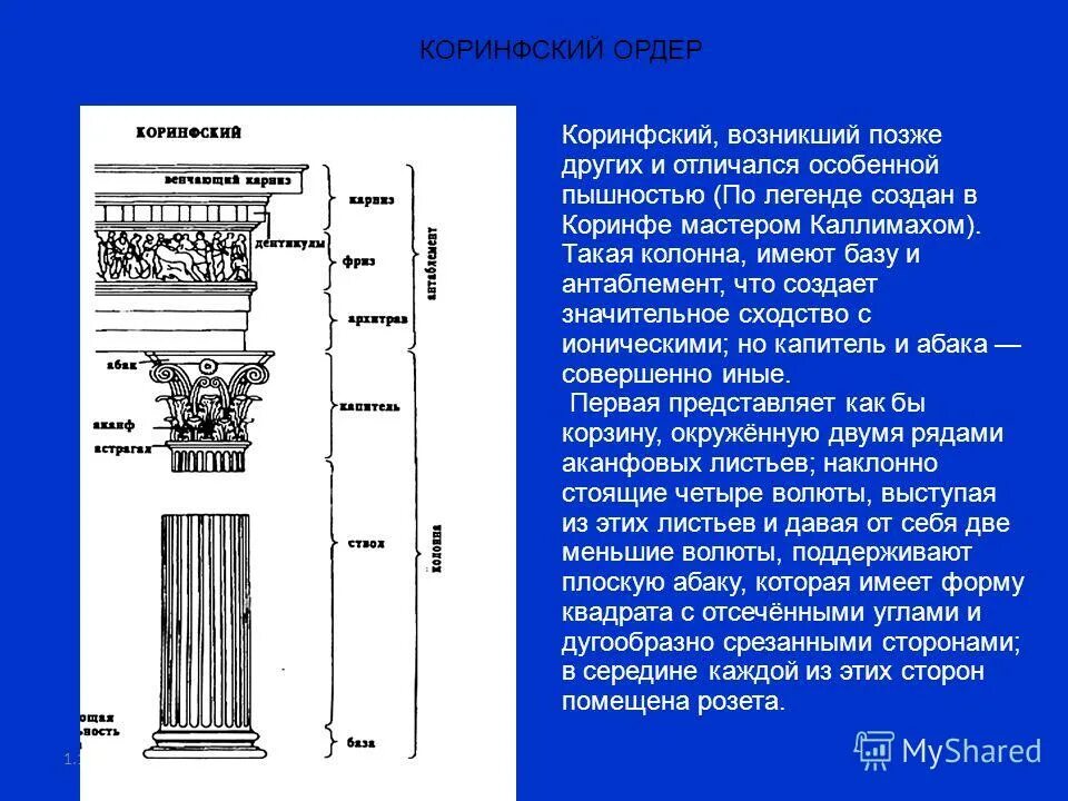 Что такое ордер история 5 класс. Коринфский ордер в архитектуре древней греции. культура древней греции коринфский ордер. ордеры древней греции презентация. коринфский ордер появился.