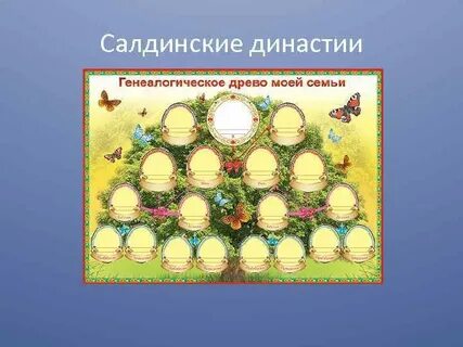 Заполнение генеалогического древа